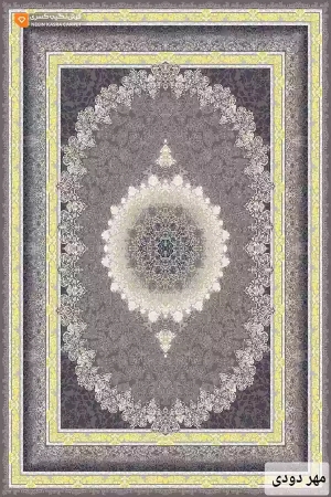 فرش مهر 500 شانه نگین کسری کاشان